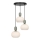 Candelabru pe cablu VALISIA 3xE27/40W/230V negru/măsliniu