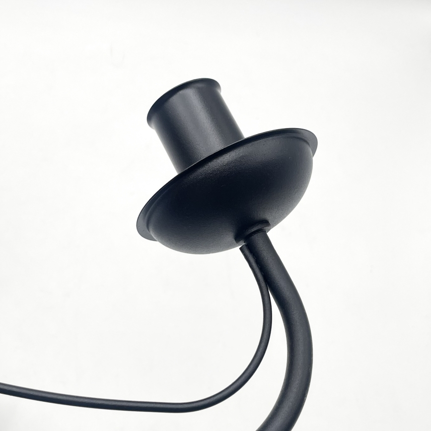 Candelabru pe lanț ANTON 3xE14/15W/230V negru