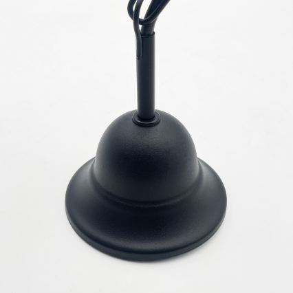 Candelabru pe lanț ANTON 3xE14/15W/230V negru