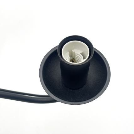 Candelabru pe lanț ANTON 5xE14/15W/230V negru