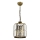 Candelabru pe lanț CRYSTALLINE, 1xE27/6W/230V, bronz