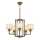 Candelabru pe lanț VARANA 5xE27/40W/230V, bronz