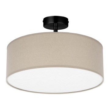 Candelabru pe tijă RONDO 4xE27/15W/230V diametru 40 cm bej