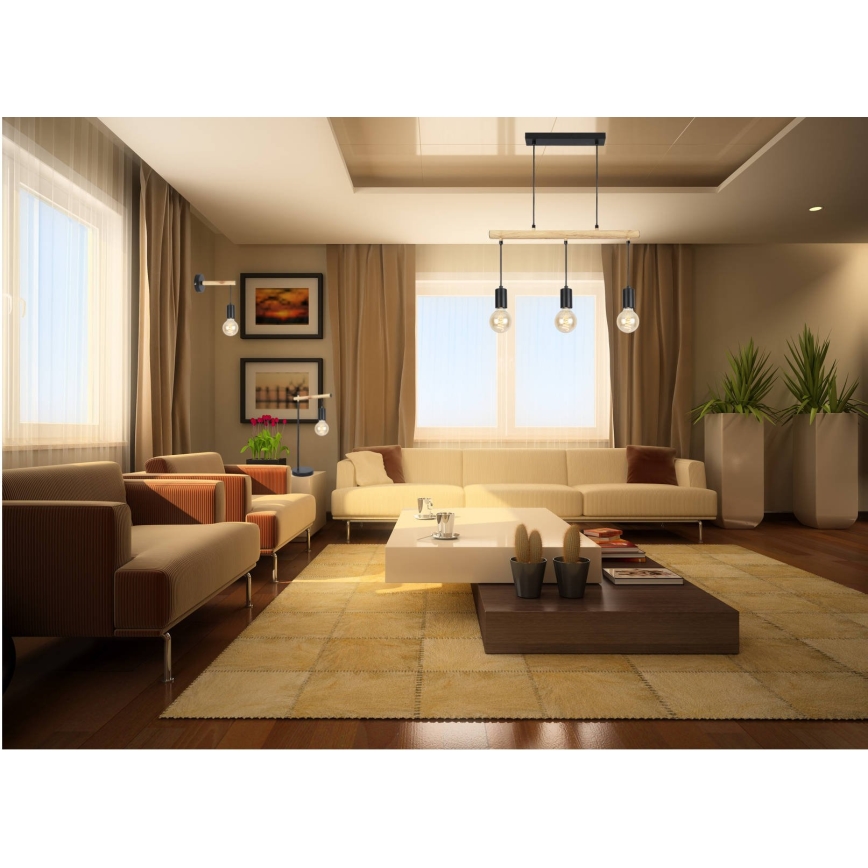 Candelabru pe un șir IZZY 3xE27/60W /230V