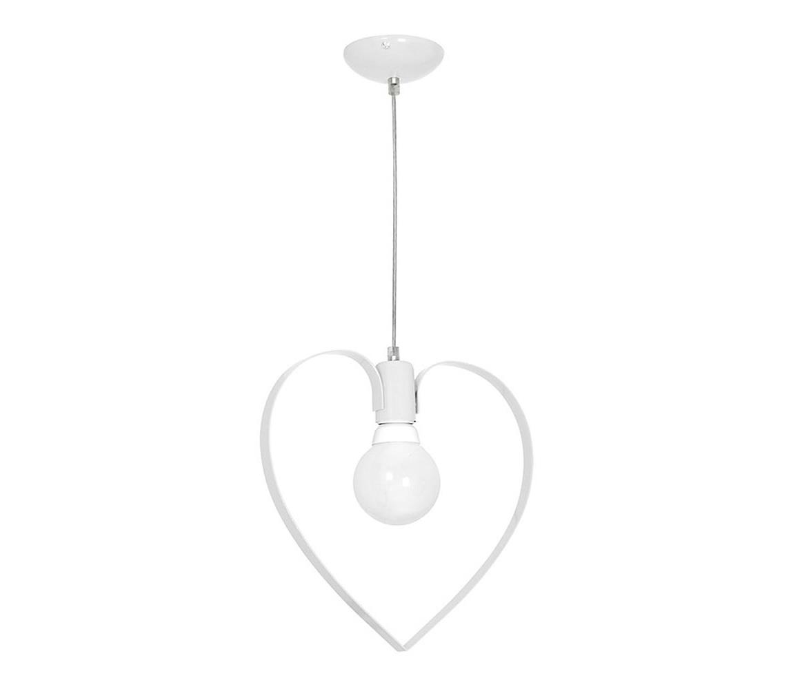 Candelabru pentru copii LOVE 1xE27/60W/230V alb