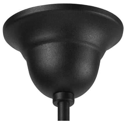 Candelabru RETRO II pe lanț, 5xE27/60W/230V, negru mat