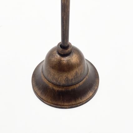 Candelabru suspendat ANTON pe lanț, 6xE14/60W/230V, bronz