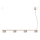 Candelabru suspendat AURA pe cablu 4xGX53/10W/230V taupe