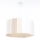 Candelabru suspendat cu cablu STRIPES 1xE27/60W/230V Ø 60 cm crem