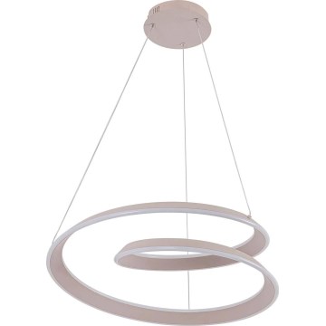 Candelabru suspendat LED CASHMERE pe cablu, 75 W, 230 V, Ø 60 cm, bej