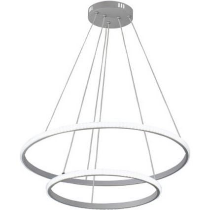 Lustră LED reglabilă pe cablu, 55W, 230V, 3000-6500K, Ø 60 cm, cu telecomandă