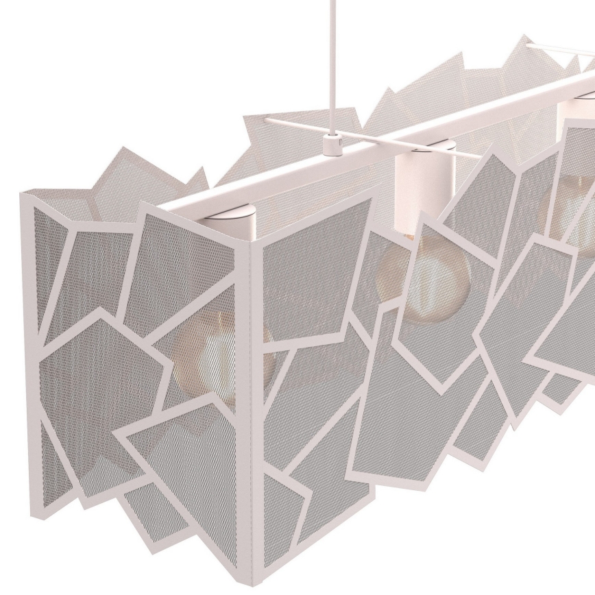 Candelabru suspendat pe cablu CAMO 5xE27/15W/230V bej