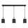 Candelabru suspendat pe cablu ELEN 3xE27/35W/230V negru/auriu
