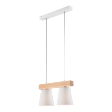 Candelabru suspendat pe cablu ENRICO 2xE27/60W/230V
