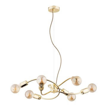 Candelabru suspendat pe cablu KARUZO 6xE27/60W/230V