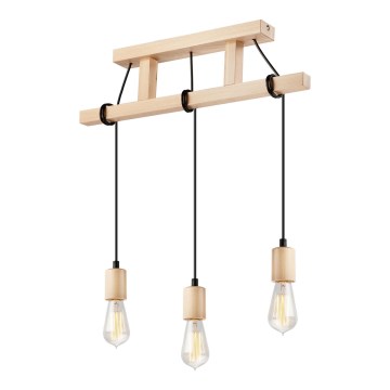 Candelabru suspendat pe cablu LEON 3xE27/60W/230V fag