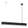 Candelabru suspendat pe cablu LUNGO T8 1xG13/9W/230V negru