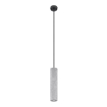 Candelabru suspendat pe cablu LUVO 1xGU10/40W/230V beton/negru
