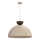 Candelabru suspendat pe cablu NEVIS 1xE27/15W/230V diam. 50 cm bej
