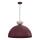 Candelabru suspendat pe cablu NEVIS 1xE27/15W/230V Ø 50 cm bordo