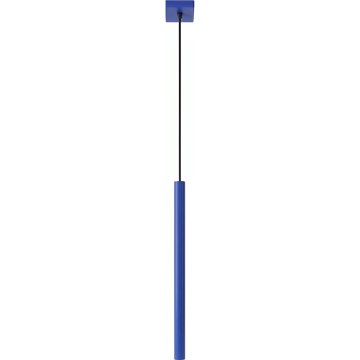 Candelabru suspendat pe cablu PASTELO 1xG9/8W/230V albastru