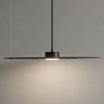 Candelabru suspendat pe cablu PIATTO 1xGX53/15W/230V, diametru 55 cm, negru