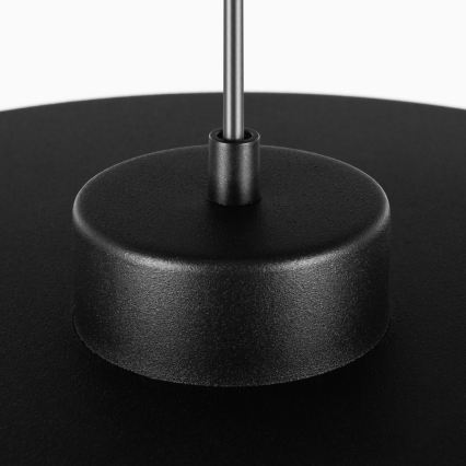 Candelabru suspendat pe cablu PIATTO 1xGX53/15W/230V, diametru 55 cm, negru