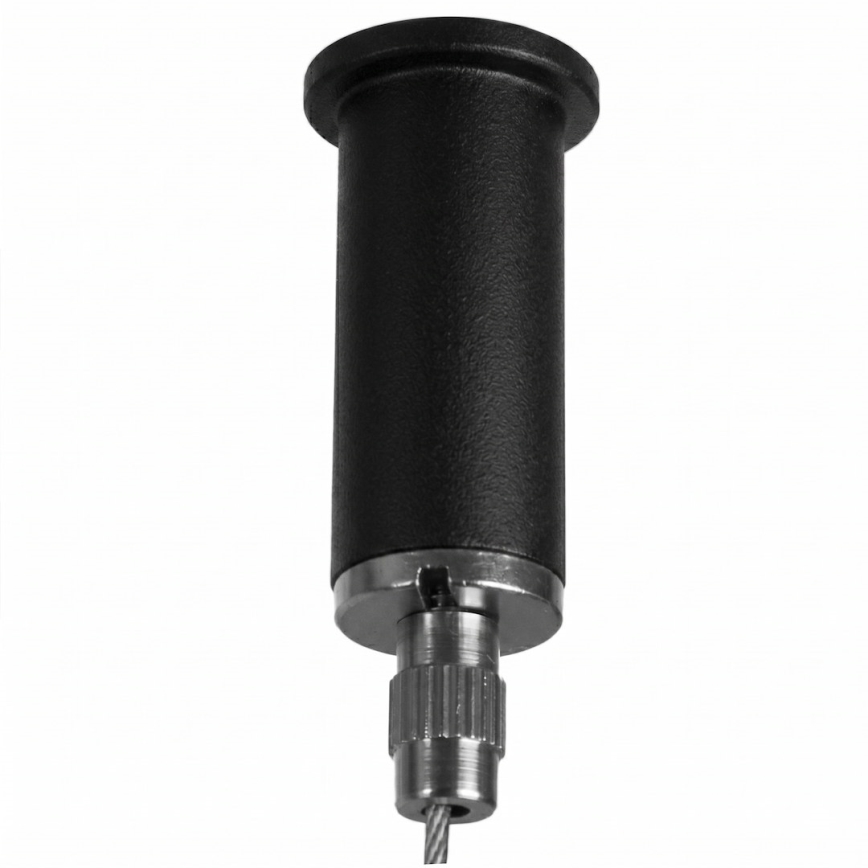 Candelabru suspendat pe cablu PIATTO 1xGX53/15W/230V, diametru 55 cm, negru