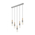 Candelabru suspendat pe cablu SIMON 5xE27/60W/230V