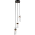 Candelabru suspendat pe cablu TARASO, 3xE14/40W/230V, negru/auriu - ITALUX