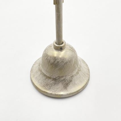 Candelabru suspendat pe lanț ANTON 8xE14/60W/230V, finisaj alb patinat