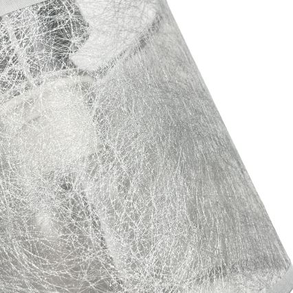 Candelabru suspendat ROSA cu lanț 3xE27/60W/230V negru/gri