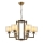Candelabru suspendat VARANA, 6 x E27, 40 W, 230 V, bronz