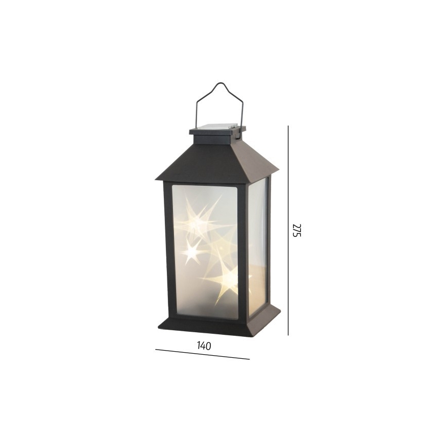 CANDELIO STAR Lampă solară suspendată cu LED, 1xAA, 2700K, IP44, 200 mAh