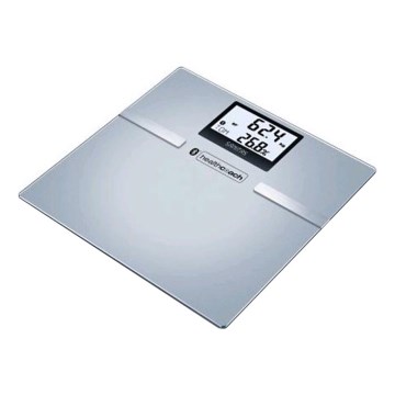 Cântar corporal de diagnostic Sanitas SBF70BT 3xAAA argintiu