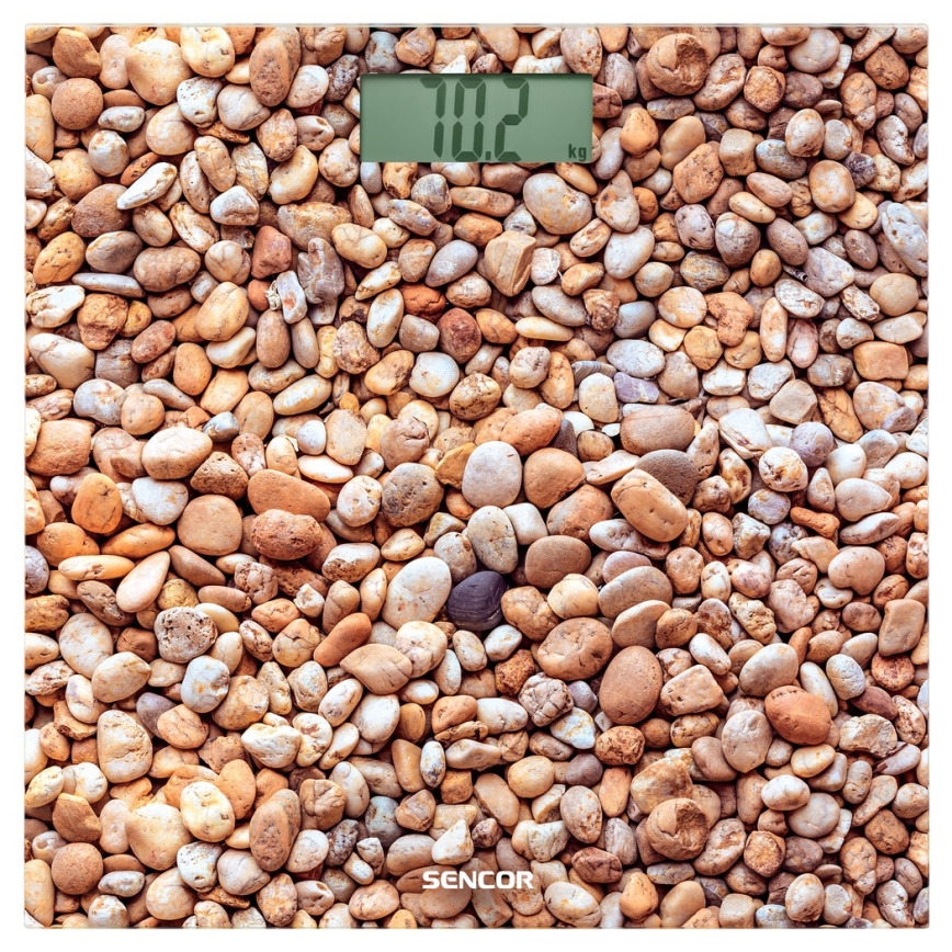 Cântar corporal digital cu afișaj LCD 1xCR2032 Sencor