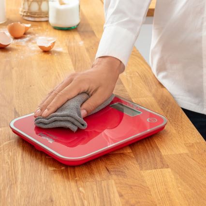 Cântar de bucătărie OPTISS CUPCAKES 2xAAA roșu Tefal