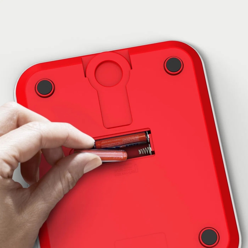 Cântar de bucătărie Tefal OPTISS 2xAAA roșu