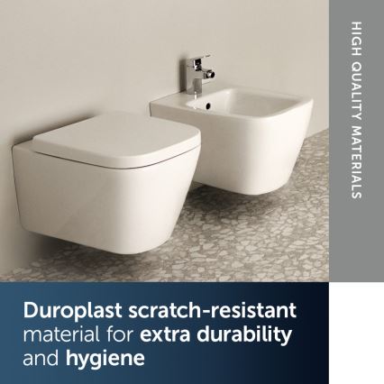 Capac de WC Ideal Standard I.LIFE B T468301, cu închidere silențioasă, alb