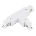 Capac terminal pentru sistem de șină trifazic TRACER conector T alb
