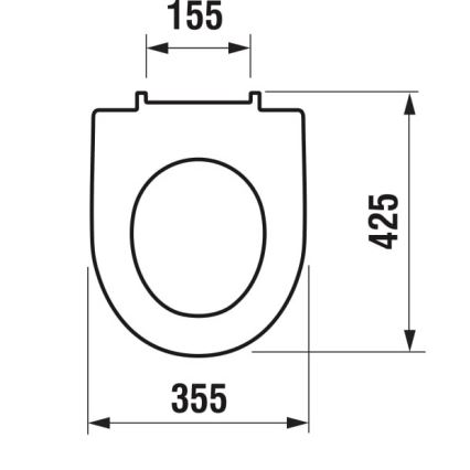 Capac WC JIKA H8933843000631 LYRA, duroplast, alb