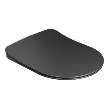 Capac WC Ravak X01795 SoftClose CHROME, negru