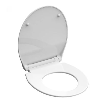 Capac WC SLIM WHITE, cu închidere SoftClose, din duroplast - Schütte 82700