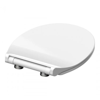 Capac WC SLIM WHITE, cu închidere SoftClose, din duroplast - Schütte 82700