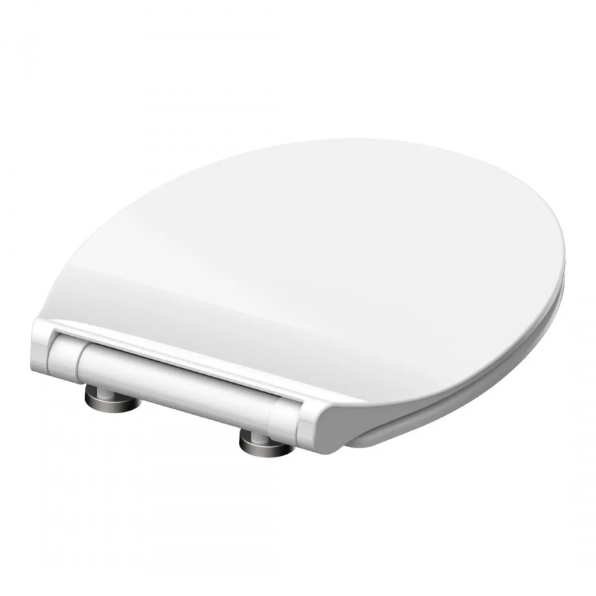 Capac WC SLIM WHITE, cu închidere SoftClose, din duroplast - Schütte 82700