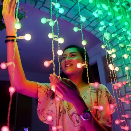 Capace terminale decorative din silicon MINI CAPS 100 buc. Twinkly