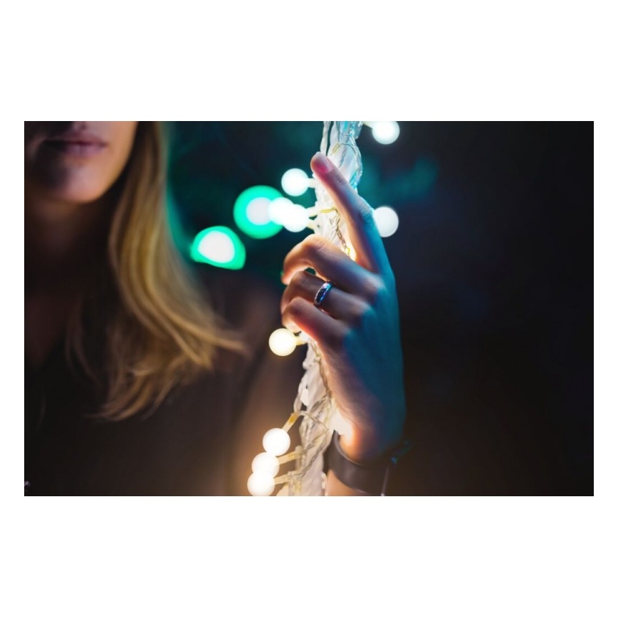 Capace terminale decorative din silicon MINI CAPS 100 buc. Twinkly