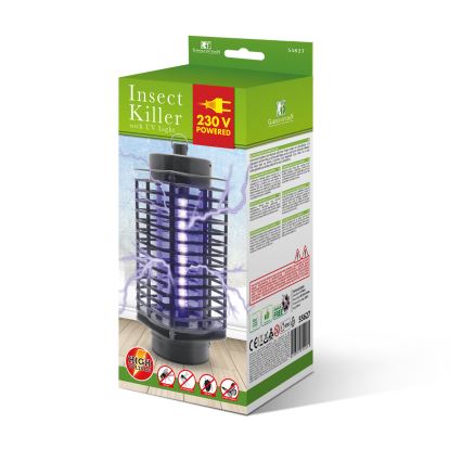 Capcană electrică UV pentru insecte 1,2W/230V negru