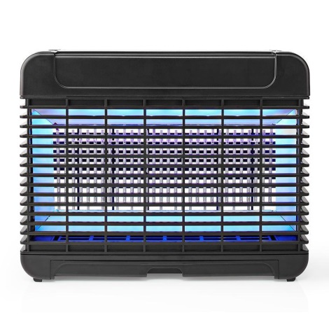 Capcană LED electrică pentru insecte UV-A/11W/230V 150 m² Nedis INKI112CBK16