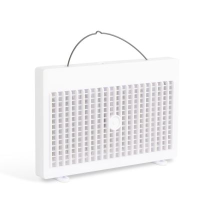 Capcană UV reîncărcabilă pentru insecte, 1200 mAh/5V, albă